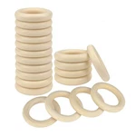 Natural Rings For Crafts, 20 Pcs 75MM/2.9INCH Unfinished Wooden Wi.... Fixed Price $15.89.