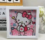 Hello Kitty 5D Diamond Painting Kits For Kids Adults With Frame, 6.7 Inches. Fixed Price $16.99.