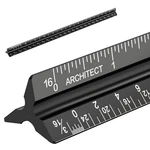 Architectural Scale Ruler, Imperial Measurements 12'', Laser-etched Aluminum .... Fixed Price $16.93.