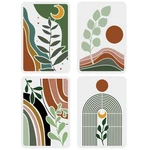 Fingerinspire 4PCS Boho Sunrise Stencil Set - 11.7X8.3 Inch Tropical Plant Le.... Fixed Price $12.98.