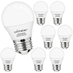 Comzler Led Refrigerator Light Bulb E26 A15 60W Equivalent 4000K 8-PACK. Fixed Price $30.58.