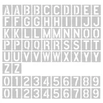 Pack - 3 Inch Letter Stencils Set, 72 Reusable For Painting On Woo.... Fixed Price $19.83.