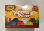 Crayola Tempera 6 Color Paints For Art. Fixed Price $9.00.