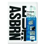 Chartpak, CHA01175, 4" Vinyl Capital Letters, 58 / Pack, Black Inches High. Fixed Price $25.82.