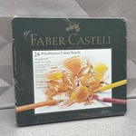 Faber-castel 24 Piece Polychromous Colored Pencil Set Metal. Fixed Price $29.99.
