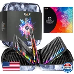 & B 120-COLOR Colored Pencils Set With Mandala Coloring Sheets, Eraser, Sharpe. Fixed Price $58.60.