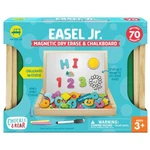 Chuckle & Roar Easel Jr. Magnetic Dry-erase And Chalk Playing Board Engag.... Fixed Price $31.74.