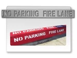 Curb Sign Fire Lane Stencil 4IN No Parking Reusable Plastic. Fixed Price $84.83.