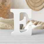 6 Inch White Wooden Letters Unfinished For Crafts Blank Diy Craf.... Fixed Price $11.93.
