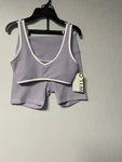 Wilo Lilac Scoop Neck Stretch Bra & Shorts Set 2 Piece Comfort Size. Fixed Price $75.00.