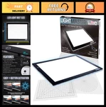 Professional Led Light Box 12"X17" Ultra-thin Dimmable Art Board With Grid & Tem. Fixed Price $199.99.