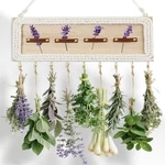 Heiwinner Herb Drying Rack Hanging Rustic Wood 4-COMPARTMENT 15.7X5.9X0.59. Fixed Price $15.90.