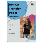 Ppd 10 Sheets 8.5X11 Inkjet Iron-on Heat Transfer Paper For Black Dark. Fixed Price $13.37.