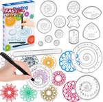 Chivao Spiral Art Gear Geometric Ruler Circle Template For Drawing Plastic. Fixed Price $14.47.