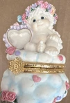 Dreamsicles Dear To My Heart Collectible Trinket Box 10629 Cast 1998. Fixed Price $17.99.