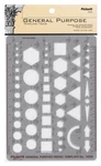 Pickett General Purpose Template, Circles, Squares, Hexagons And Triangles (1.... Fixed Price $22.82.