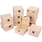 Gniemckin 10 Pack Wooden Box, Unfinished Unpainted Boxes For Crafts, Diy.... Fixed Price $45.45.