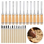 24PCS Wood Carving Chisel Set Kit Including Small And Large Size Carver. Fixed Price $42.79.