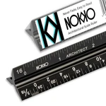Nokko 12 Inch Architectural Scale Ruler - Imperial Measurements, Professional.... Fixed Price $19.81.