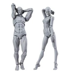 Haniforever Artists Manikin Mannequin 5-6 Inches, Grey Male+female Set. Fixed Price $30.44.