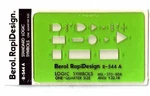Berol Rapidesign Template Standard Logic 1/4 Size R-544A. Fixed Price $13.99.