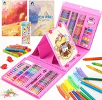 Vigorfun Art Supplies, 240-PIECE Drawing Kit, Gifts For Kids Girls Boys Teen. Fixed Price $44.35.