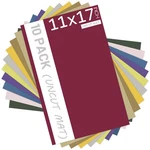 Center 10 Pack 11X17 Mixed Color Uncut Boards/backing Matt Boar.... Fixed Price $29.07.
