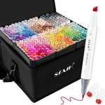 Sfaih Alcohol Markers Fine Chisel - 321 Colors Dual Tip Coloring For. Fixed Price $146.01.