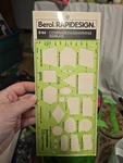 Berol Rapidesign Template R-54 Computer Diagramming Nip Sealed. Fixed Price $13.59.