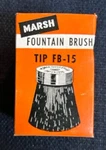 Vintage New Marsh Fountain Brush Tip FB-15. Fixed Price $13.99.