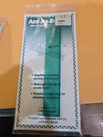 Add-an-eighth 6" Ruler 1/8" Lip Simplifies Miniature Foundation Piecing (i). Fixed Price $12.00.