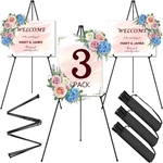 Aroic 63" Stand For Display, Pack Portable Foldable Metal Easel,. Fixed Price $64.99.