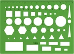 Westcott T-816 All-purpose Technical Drawing Template, Plastic Shape To. Fixed Price $16.74.
