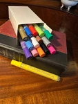 Flysea Acrylic Paint Marker Set 15 Colors No 1026 Water Based Thick Tip. Fixed Price $14.99.