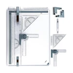 A3 Portable Drawing Board With Clear Rule Parallel Motion And Angle Adj.... Fixed Price $75.20.