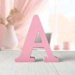 Zaruatu 6 Wooden Letters Unfinished For Inch, Pink-a. Fixed Price $10.52.