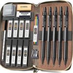 Stageek Metal Mechanical Pencil Set Leather Case, 5PCS Art Drafting 0.. Fixed Price $33.20.