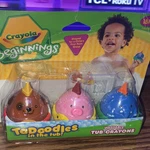 Crayola Beginnings Tadoodles Washable Tub Crayons Multicolor 3-PACK. Fixed Price $5.00.