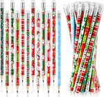 Christmas Pencils Bulk For Kids Colorful Wood With Erasers Snowman Sa.... Fixed Price $18.21.
