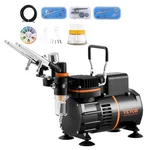 Vevor Kit Dual Fan Compressor Airbrushing System 3 Airbrushes. Fixed Price $125.50.