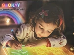 Geokay E16 Led Drawing Board For Kids, Illuminated Art Toy, Ages 3+, Model. Fixed Price $23.99.