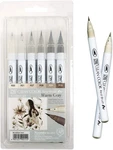 Kuretake Zig Clean Brush Marker, Flexible Tips, Watercolor Gray. Fixed Price $21.74.