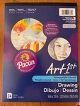 Pacon ART1ST Heavyweight Smooth Drawing Paper (9"X12")--WHITE--22 SHEETS--#4735. Fixed Price $6.50.
