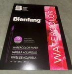 Speedball Bienfang Watercolor Paper Pad 9"X12"-15 Sheets. New W/tags. Acid Free. Fixed Price $17.50.