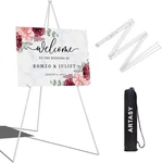 Artasy 63" Easel Stand For Wedding Signs, Posters, Portable Artist (white). Fixed Price $18.20.
