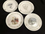 Set Of 4 Lakeshore Pioneer Chapter New York Central Veterans Cedar Point Plates. Fixed Price $29.99.