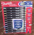Sharpie 12CT Earth Tones Water-based Acrylic Bullet Tip Markers #2209910. Fixed Price $20.43.