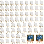 32 Pack, 4 X Inch Mini Canvases With Easel Sets For Painting Small Art Stre.... Fixed Price $51.13.