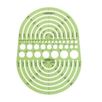 Pacific Arc Circles Radius Master Template Guide, From 1/2 To 3/4 Inch.... Fixed Price $18.19.