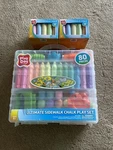 Ultimate Sidewalk Chalk Play Set 120 Pieces W/ Tools And Stencils. Fixed Price $39.95.